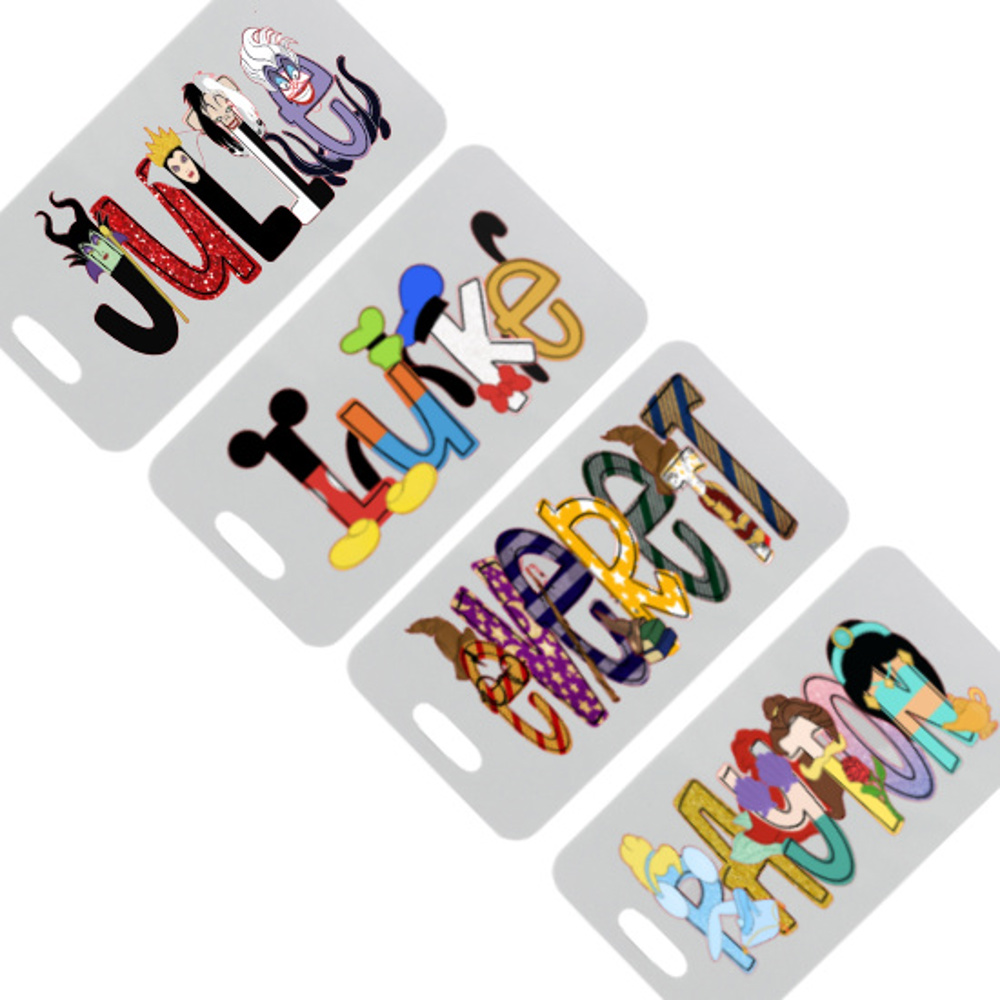 Personalized Character Bag Tag | 27 Characters