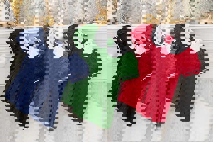 Girls Holiday Corduroy Dress Personalized Monogram | 3 Colors