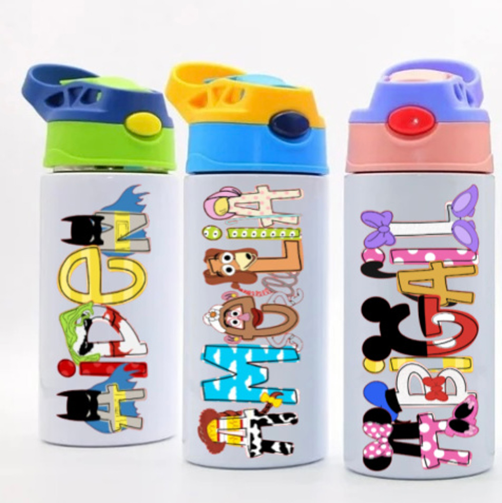 Personalized Character Water Bottle | 27 Characters