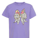  Croquette Bow With Bunny Ears Easter Tee Kids