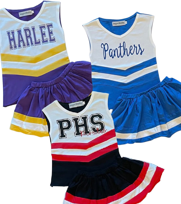Cheer Uniform | 2T-10Y | 15 Color Combinations