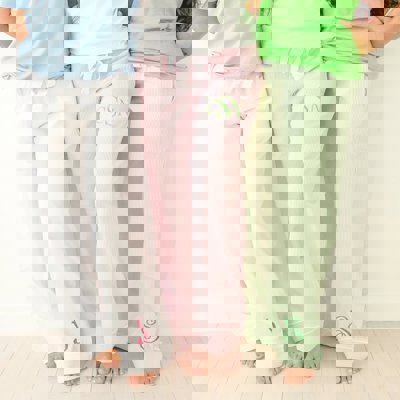 Seersucker Lounge pants Monogrammed | 4 Colors| Sizes AS-A2XL