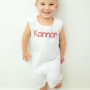  Seersucker JonJon | Monogrammed | 8 Colors | Sizes 3M-3T