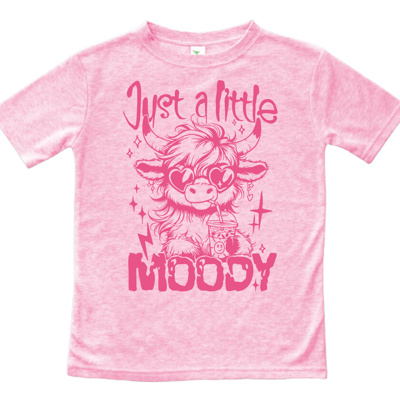 Moody Highland Cow Tee