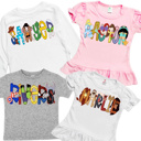  Personalized Character Toddler Tee | 27 Characters