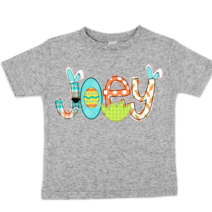 Easter Name Tee | Toddler & Kids | 6 Alphas