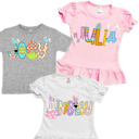  Easter Name Tee | Toddler & Kids | 6 Alphas