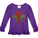  Fleur De Lis Mardi Gras Tee | Sizes 2T-10Y
