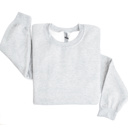 Size 6 Gray Split Bow Gingham Applique Sweatshirt Adult | 6 Color Options