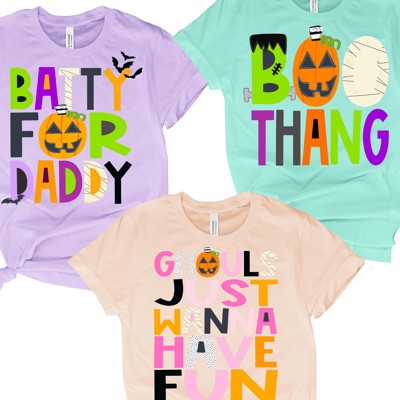 Halloween Sayings Tee KIDS |12 Saying Options