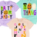  Halloween Sayings Tee KIDS |12 Saying Options