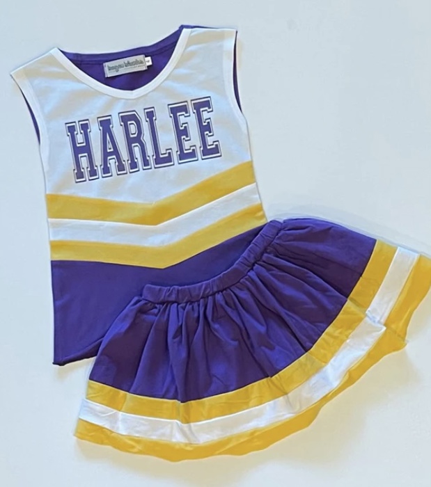 Cheer Uniform | 2T-10Y | 15 Color Combinations