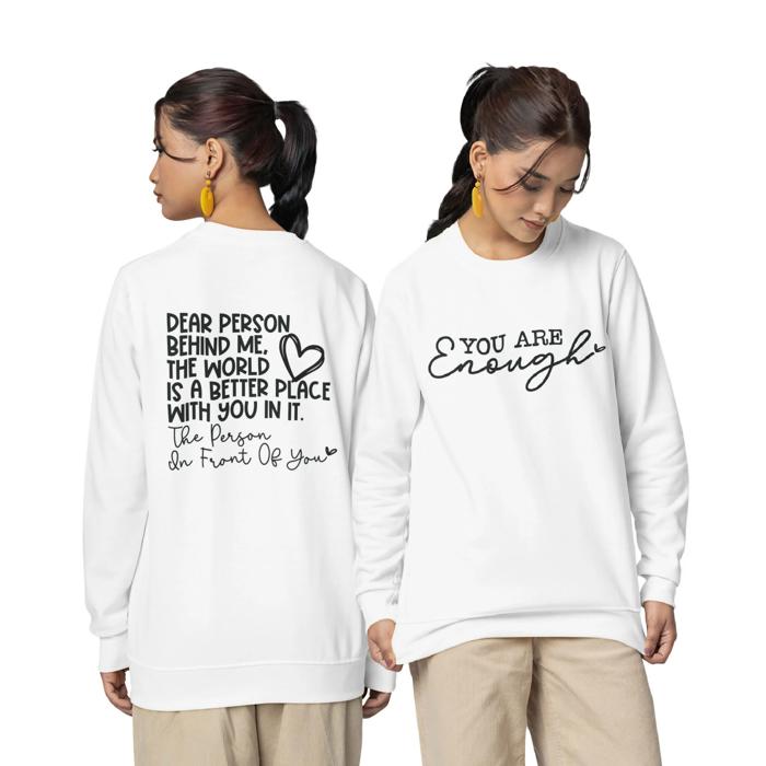 You Are Enough Sweatshirt | 3 Color Options