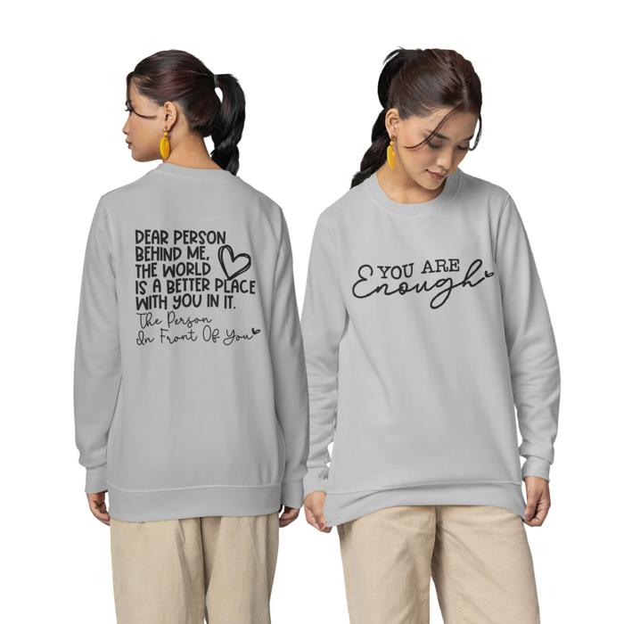 You Are Enough Sweatshirt | 3 Color Options