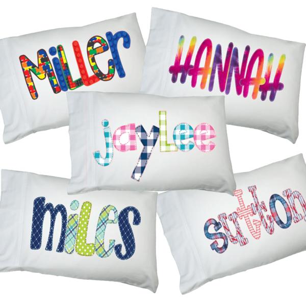 Personalized Alphabet Soup Pillowcase | 48 Alpha Choices