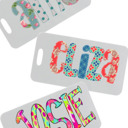  Personalized Alphabet Soup Bag Tag | 48 Alpha Choices