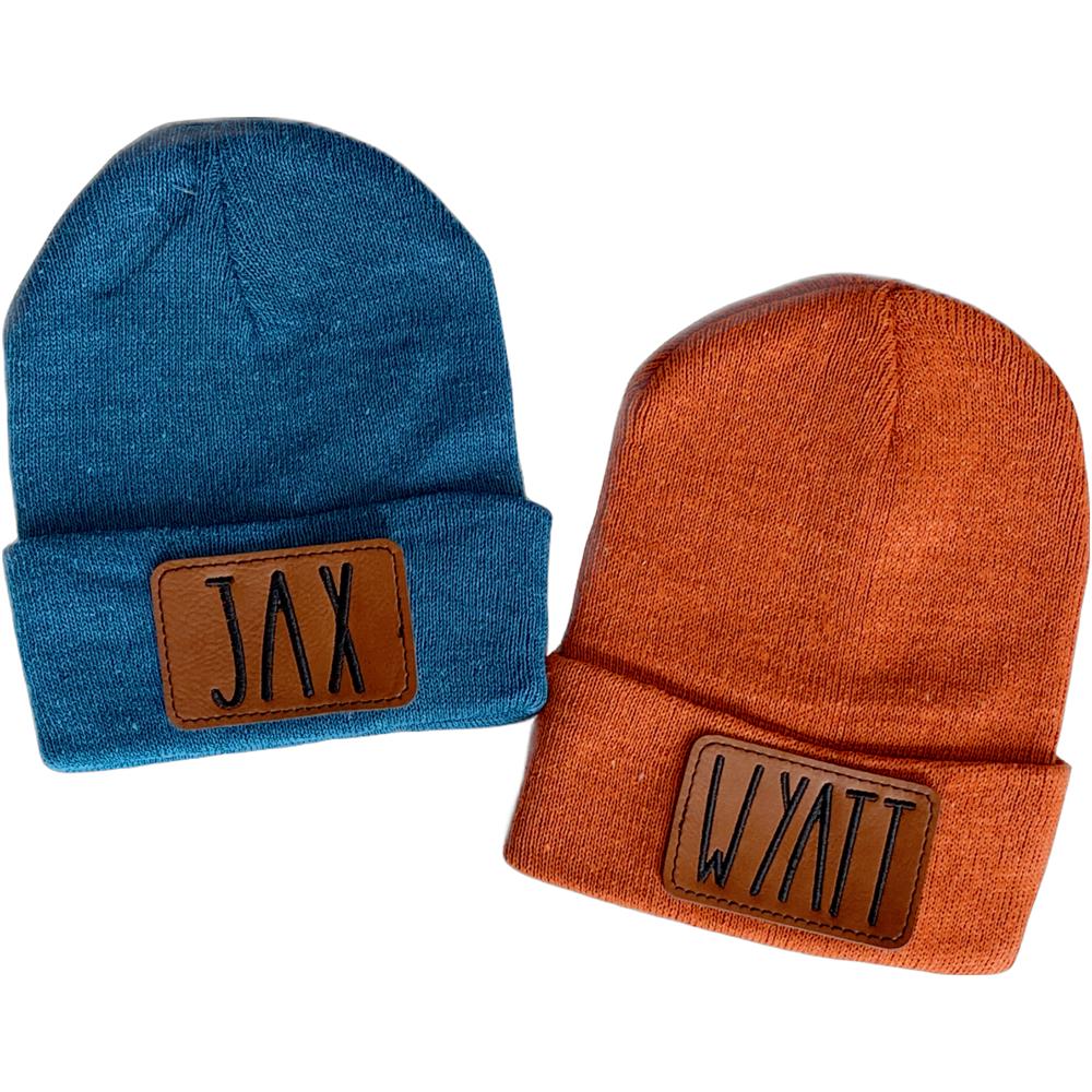 Kids Name Patch Beanie