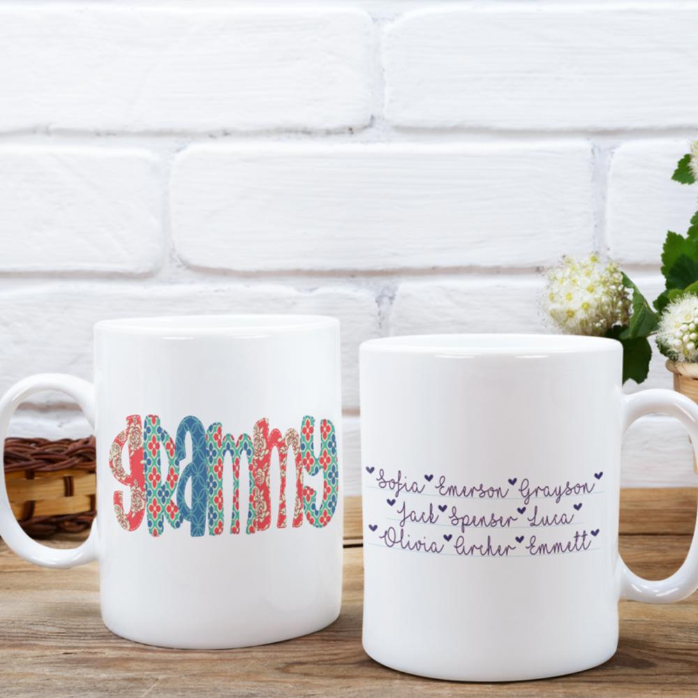 Matriarch Mom Grandma Family Names Ceramic Mug