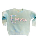  Puff Embroidery Name Sweatshirt Personalized Toddler & Kids