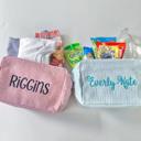  Seersucker Everything Bag Personalized | 8 Colors