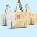  Personalized Ric Rac Tote Bag Embroidered