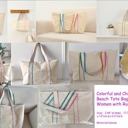  Personalized Ric Rac Tote Bag Embroidered