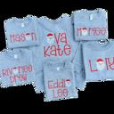  Santa Embroidered Name Sweatshirt | Sizes 2T-12Y