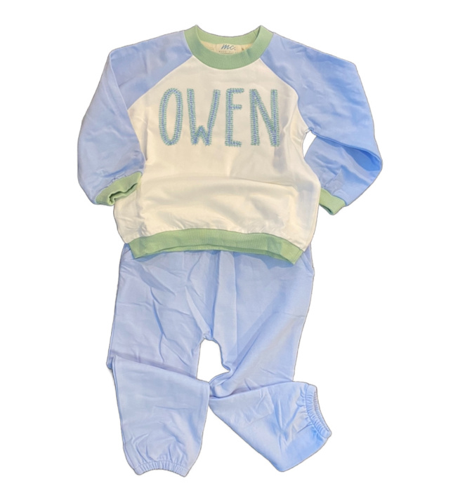 Personalized Toddler Activewear Set | 2 Colors } Sizes 2T-6