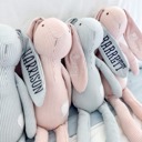  Striped Bunny  Easter Personalized Embroidered Plush