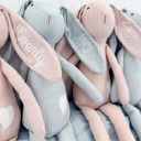  Striped Bunny  Easter Personalized Embroidered Plush