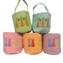  Embroidered Easter Bunny Bucket