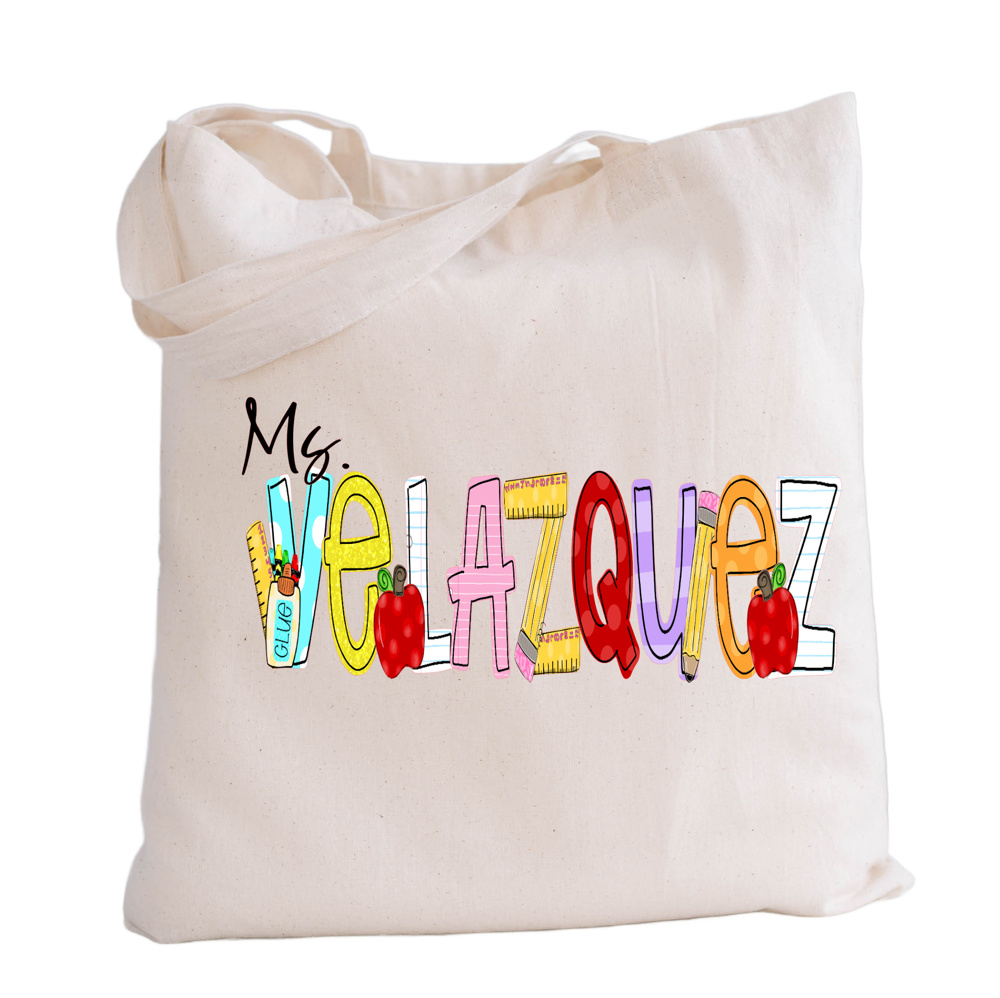 Teacher Tote Personalized