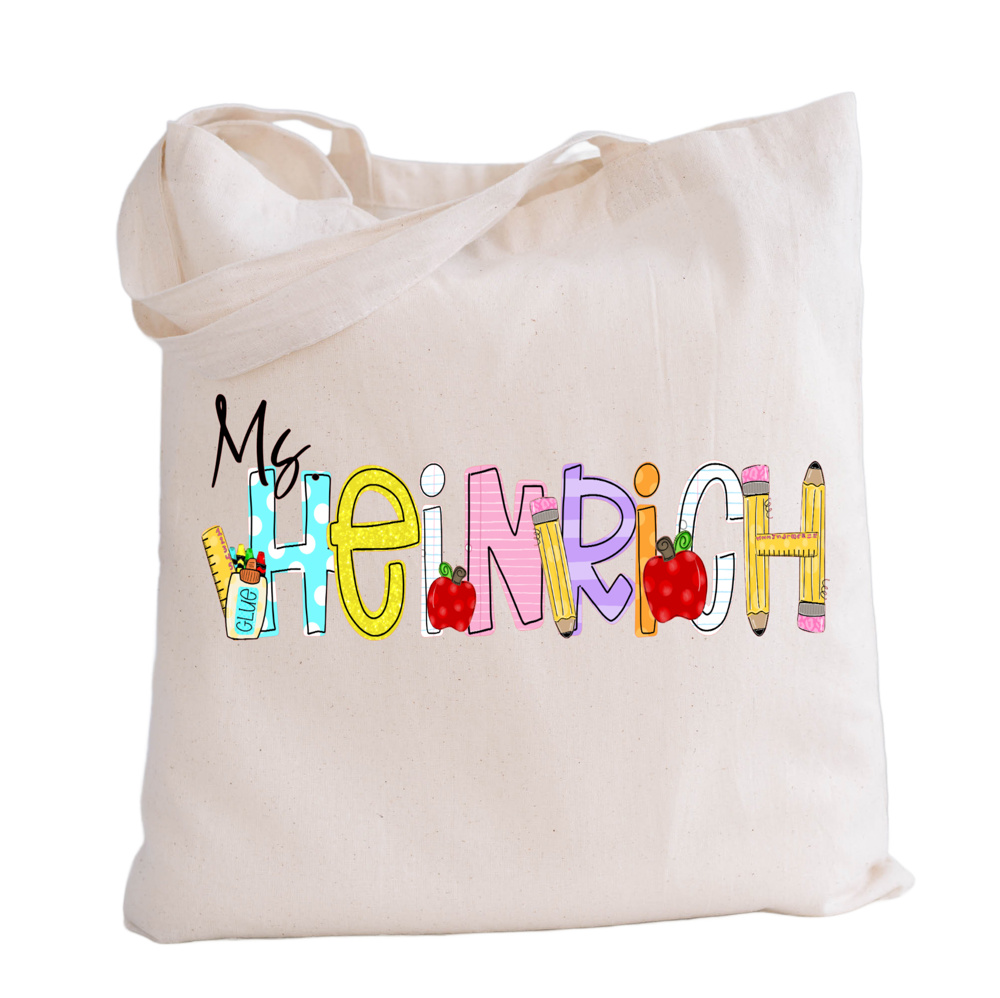 Teacher Tote Personalized