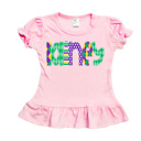  Mardi Gras Name Tee Personalized  Sizes 2T-10Y | 7 Alphas