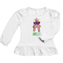  Mardi Gras Name Tee Personalized  Sizes 2T-10Y | 7 Alphas