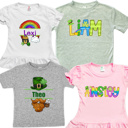  St. Patricks Day Name Tees Personalized | Sizes 2T-10Y