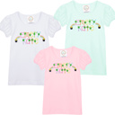  Rainbow Clover Name Tee St. Patrick's Day Personalized | Sizes 2T-10
