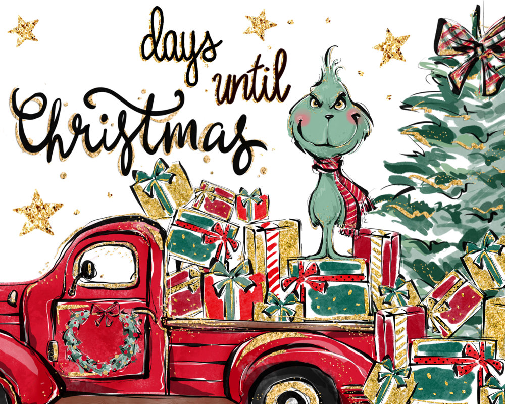 Christmas Countdown Advent Dry Erase Board | 5 Options