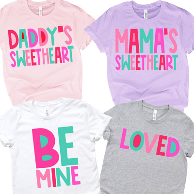 VALENTINE Sayings Tee KIDS | 2T-12