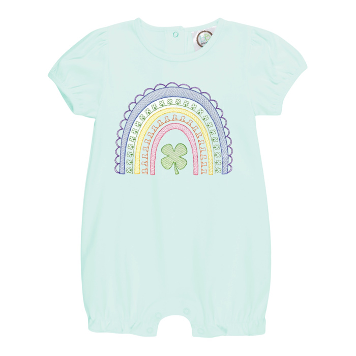 Clover Rainbow St. Patrick's Day Romper