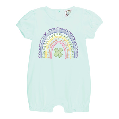 Clover Rainbow St. Patrick's Day Romper