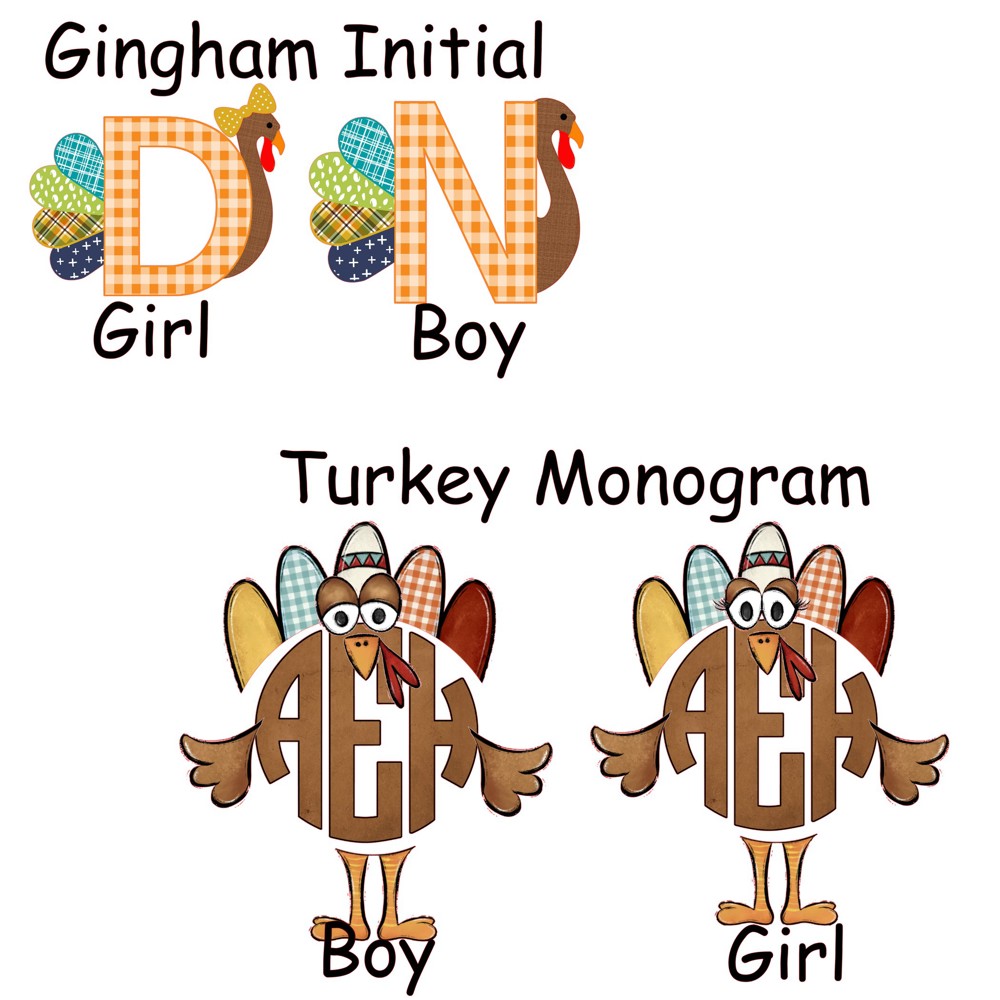 Turkey Name Tee Baby | 4 Designs