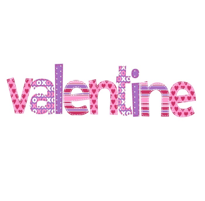 Valentine Name Bubbles | Babies | 7 Designs