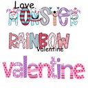  Valentine Name Bubbles | Babies | 7 Designs