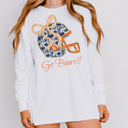  Floral Football Helmet Spirit Tee Adult | 10 Color Options