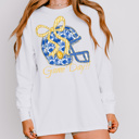  Floral Football Helmet Spirit Tee Adult | 10 Color Options