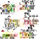  Holiday Name Tee Personalized Christmas Theme and Character | Sizes 2T-10Y | 8 Alphas