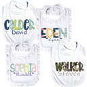  Personalized Alphabet Soup Bib