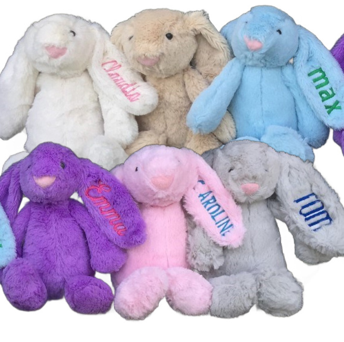 Custom Easter Bunny Large Plush | 5 colors