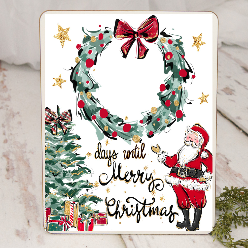 Christmas Countdown Advent Dry Erase Board | 5 Options